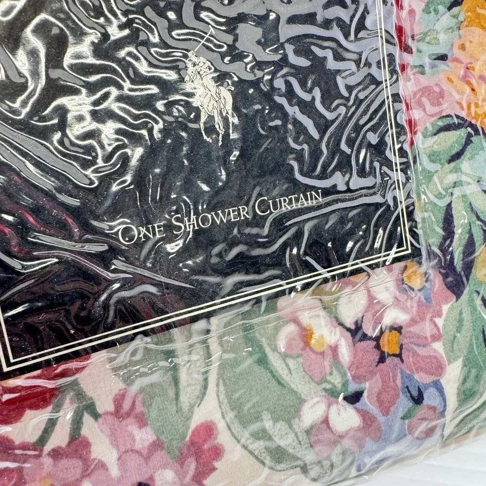 VINTAGE New Ralph Lauren ALLISON Floral Shower Curtain 72